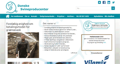 Desktop Screenshot of danskesvineproducenter.dk